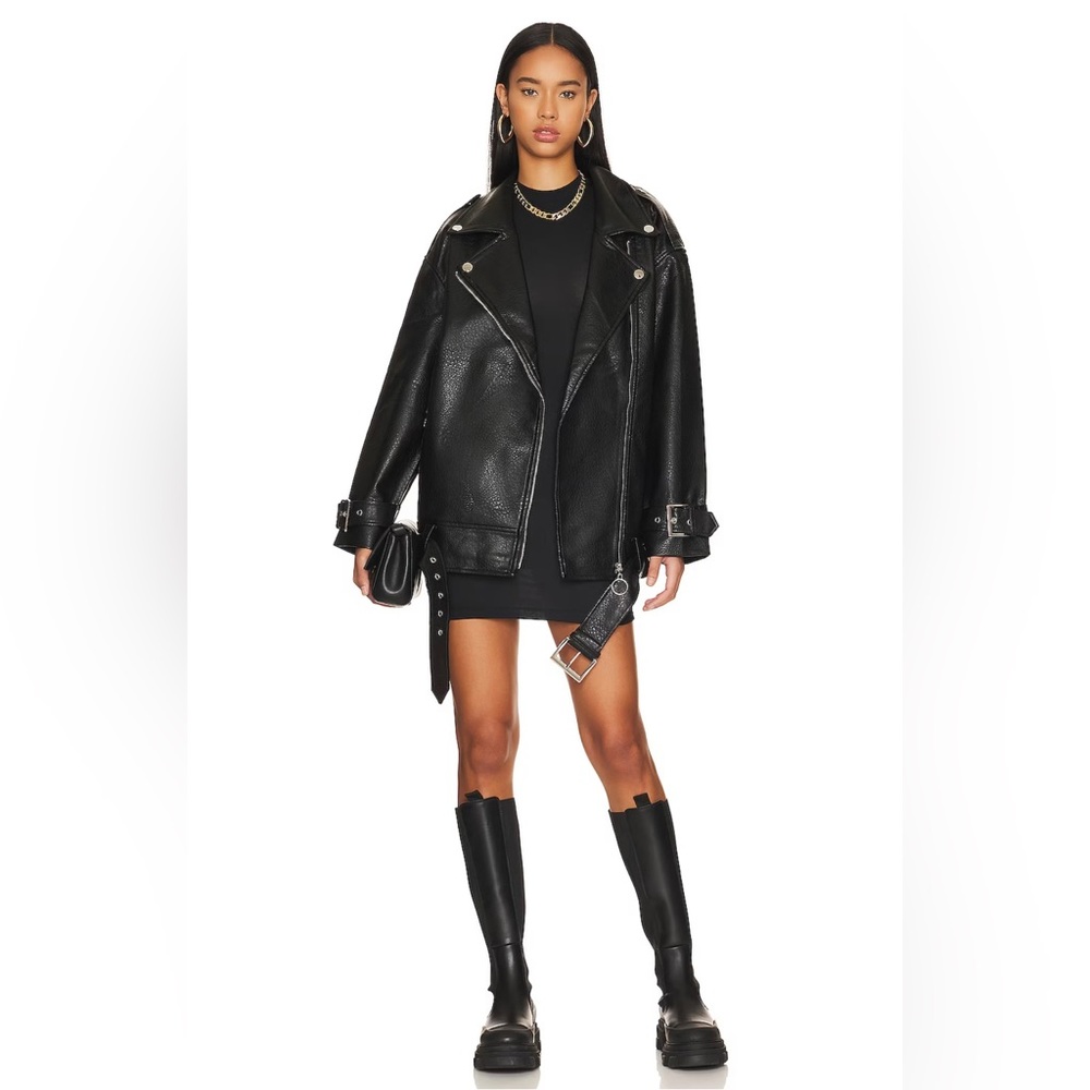 Oversized Moto Jacket